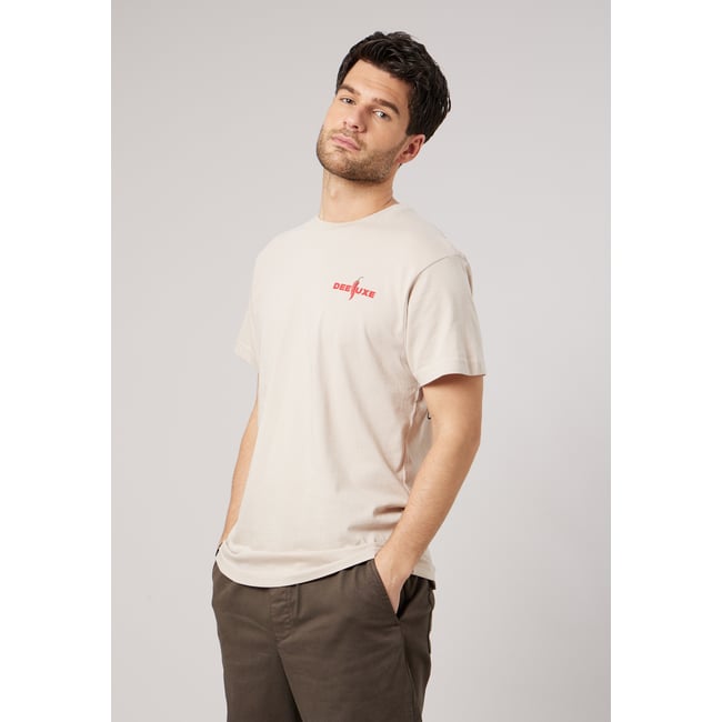 T-shirt loose homme en coton imprimé piment SPICY - DEELUXE
