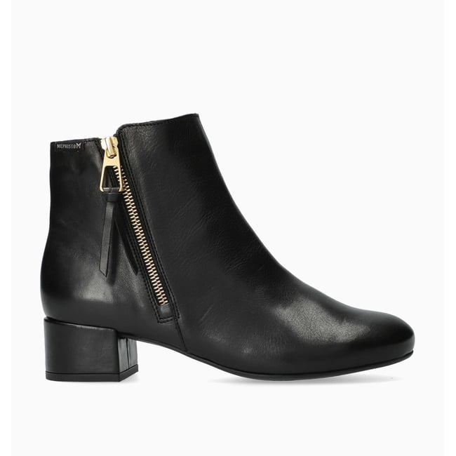 Bottines Cuir Femme Aragona Italy Pointure 41 - Occasion, Style Bottillon, Couleur Noir