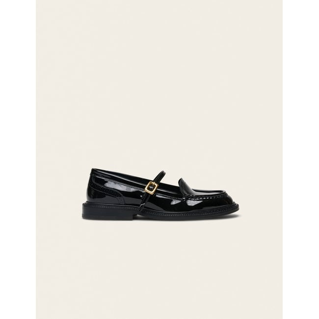 Derbies YLEN cuir verni noir <span itemprop=