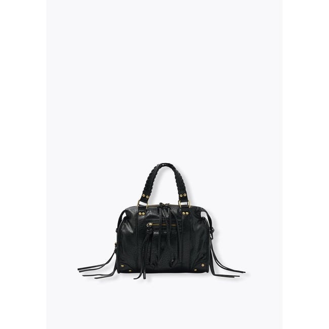 Sac à main clouté noir <span itemprop=