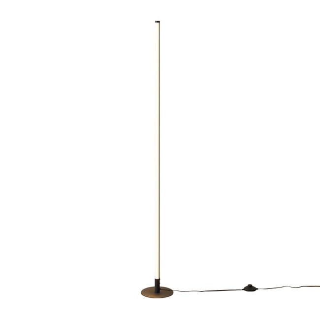 Lampadaire LED fin et minimaliste - SLOANE Couleur noir <span itemprop=
