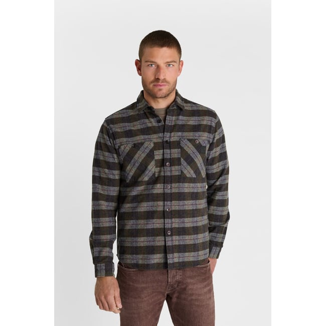 Chemise BONA coffee <span itemprop=