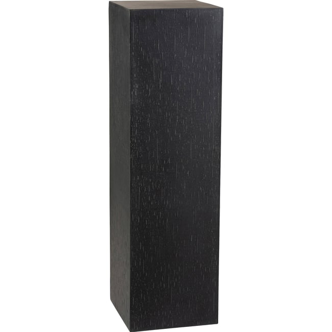 Colonne rectangulaire en poterie Couleur noir argile profond mat <span itemprop=