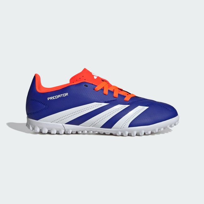 Chaussure Predator Club Turf Enfants lucid blue / cloud white / solar red <span itemprop=