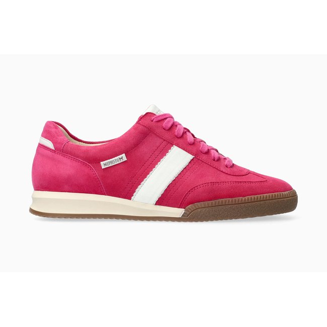 Baskets en cuir WITNEY rose <span itemprop=