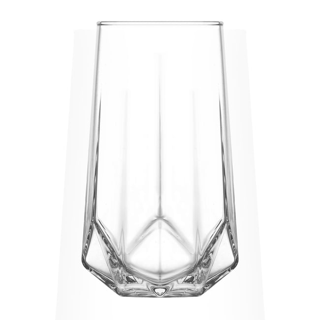 Boîte de 6 gobelets hauts Valéria 46 cl - VALÉRIA Couleur transparent / cristal <span itemprop=