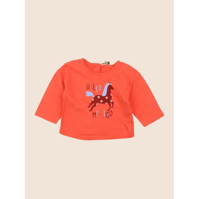 Tee-shirt - Très bon état orange <span itemprop=