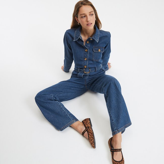 La redoute denim jumpsuit shop