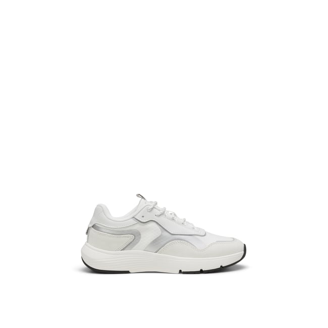 Baskets en cuir de vache et mesh - MARC O'POLO