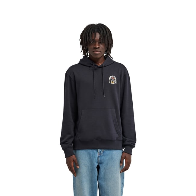 Sweat capuche TIMBER FLOWER POT noir flint black <span itemprop=
