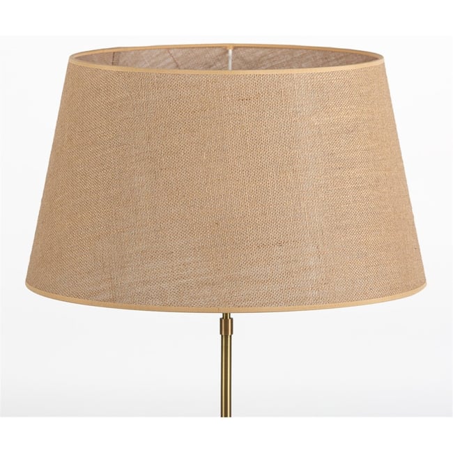 Abat-jour en toile de sac Couleur brun <span itemprop=