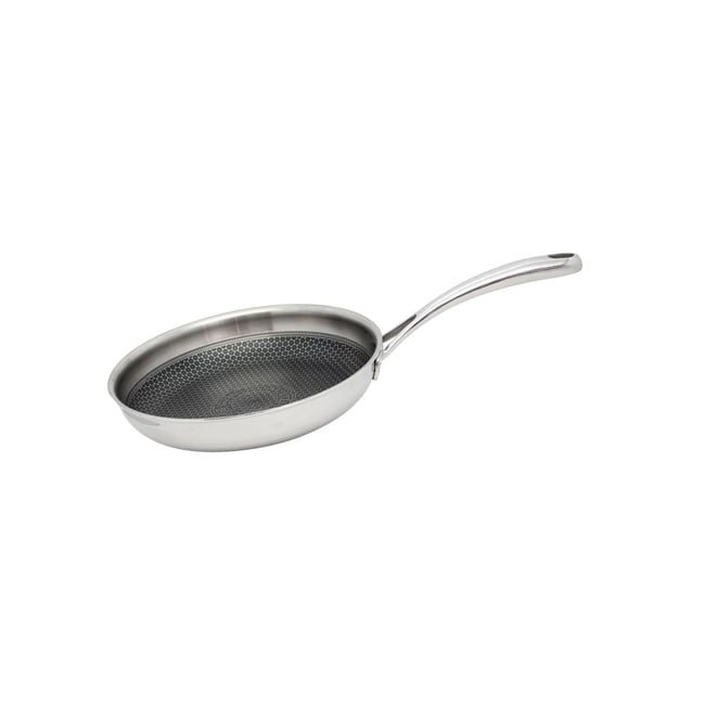 Poêle 24 cm en inox 18/10 RELIEF EVOLUTION inox <span itemprop=