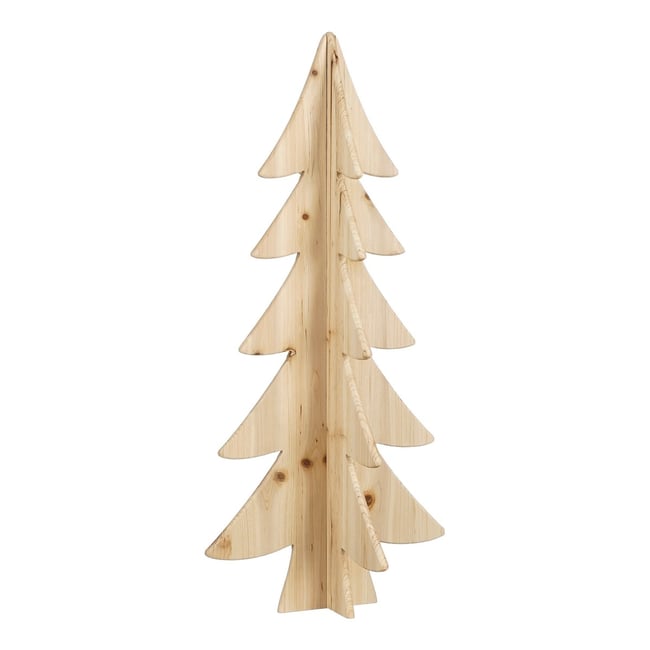 Sapin de Noël décoratif Couleur brun <span itemprop=