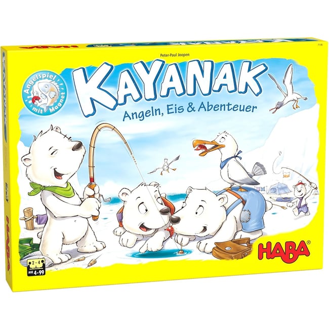 Jeu d'aventure sur la banquise Kayanak jaune <span itemprop=