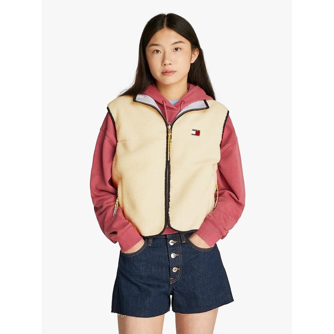 Chaleco reversible blanco <span itemprop=