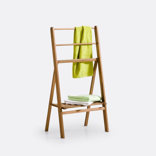 Locuste Folding Acacia Towel Rack, acacia, SO'HOME