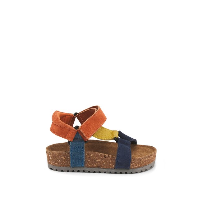Ledersandalen, Gr. 20-25 bunt <span itemprop=
