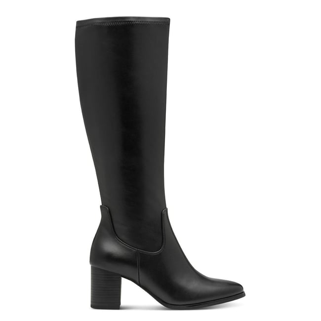Bottes talon bloc noir <span itemprop=