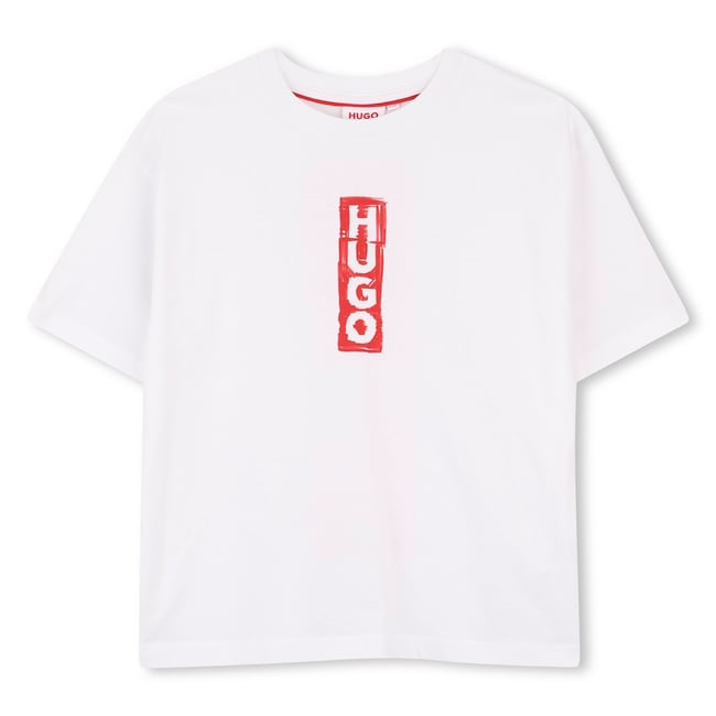 Tee-shirt manches courtes blanc <span itemprop=