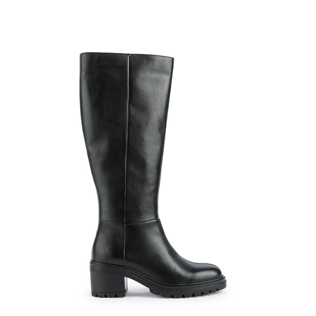 Lederstiefel Damiana schwarz <span itemprop=