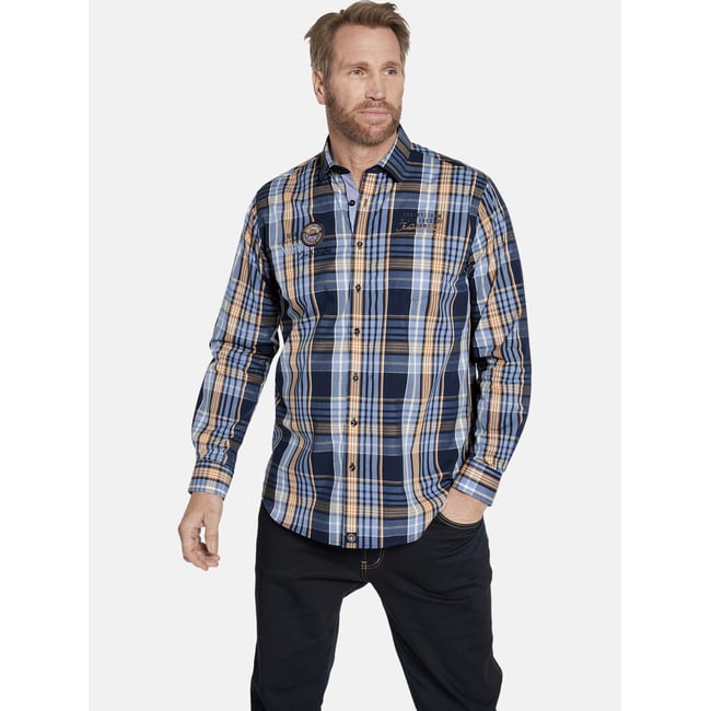 Chemise De Nuit Homme Jan Vanderstorm Arwid - 100% Coton, Confortable & Grandes Tailles