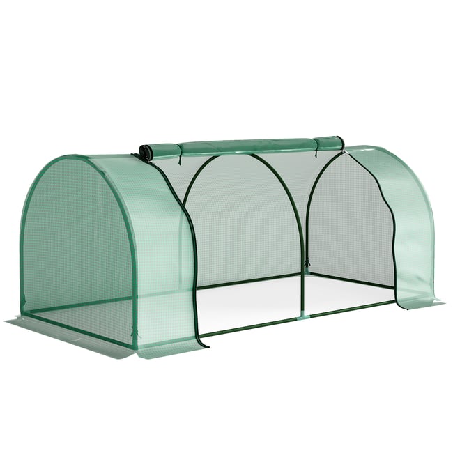 Mini-serre PE Vert - OUTSUNNY