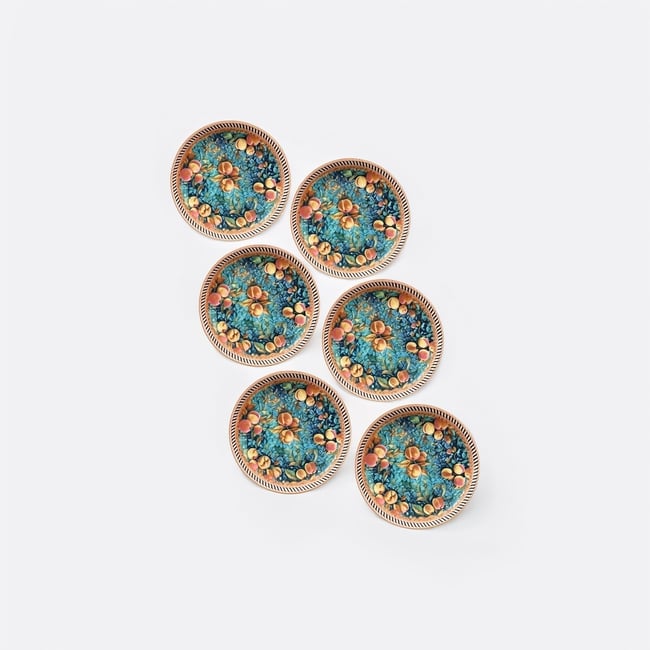 Блюда для десертов, набор из 6 шт Nectarine / Нектарин 6 разноцветный SO'HOME