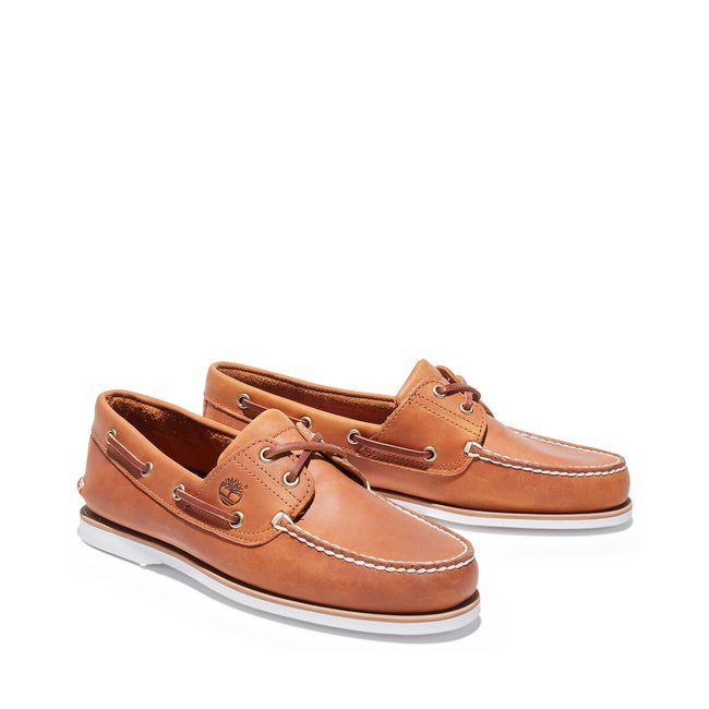 Scarpe da barca pelle Classic Boat marrone TIMBERLAND