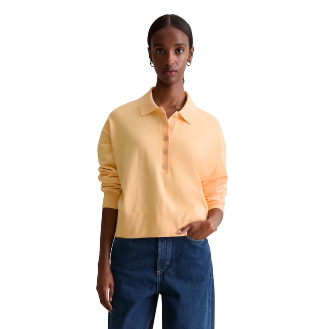 Polo en maille relaxed en Soft Cotton Stretch - MARC O’POLO DENIM