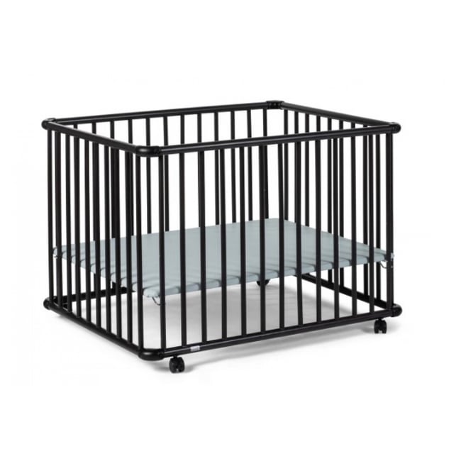 Parc BELAMI + fond reglable 97 x 97 x 71 Cadre Wenge Decor Vert d Eau vert <span itemprop=