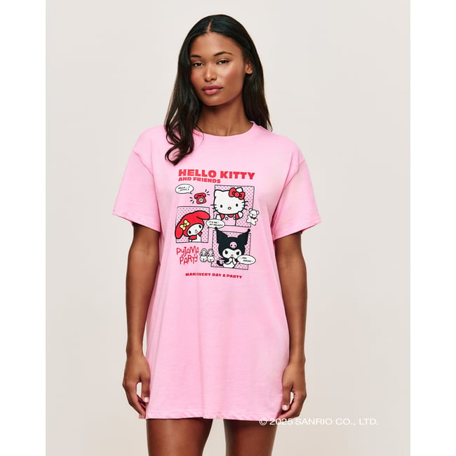 Set tunique et culotte Hello Kitty GIFTKITTYIZ rose <span itemprop=