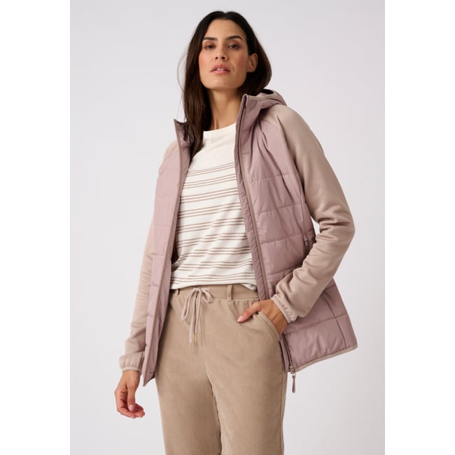 Doudoune thermorégulante Evolutyl gris taupe <span itemprop=
