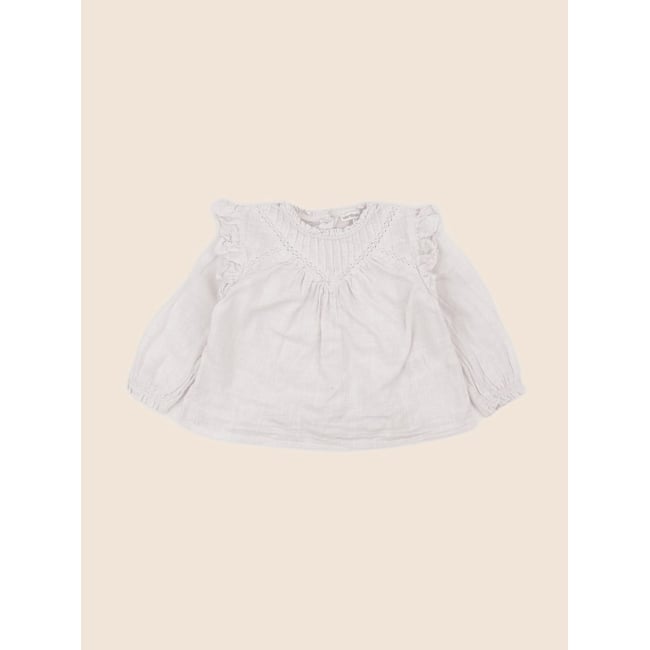 Blouse - Très bon état beige <span itemprop=