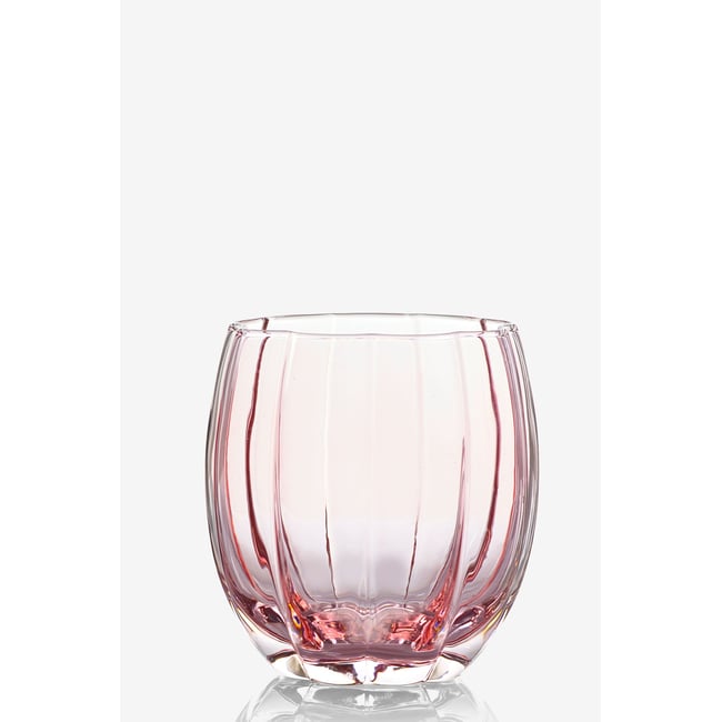 Verres à pied ottilie, ensemble de 4 Couleur rose <span itemprop=