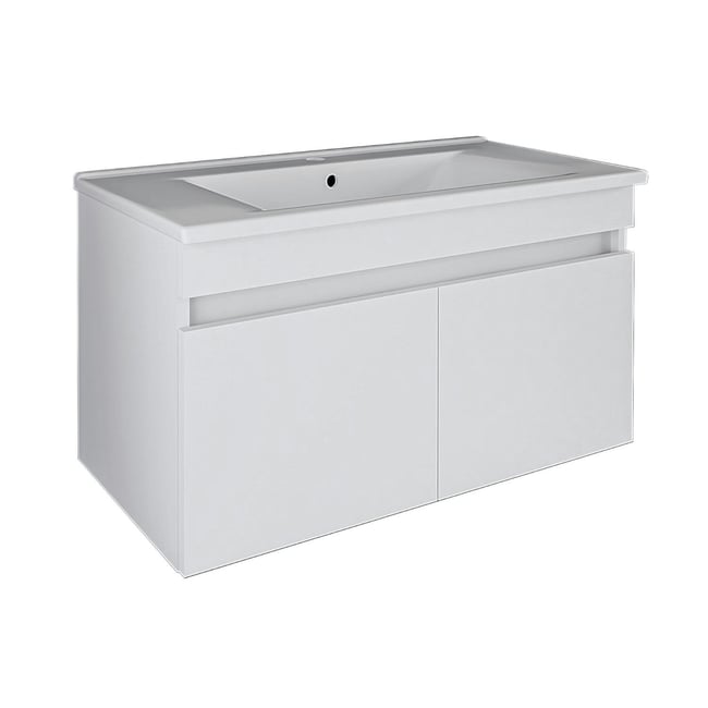 Meuble vasque 85 cm 2 portes LAAN - PIER IMPORT