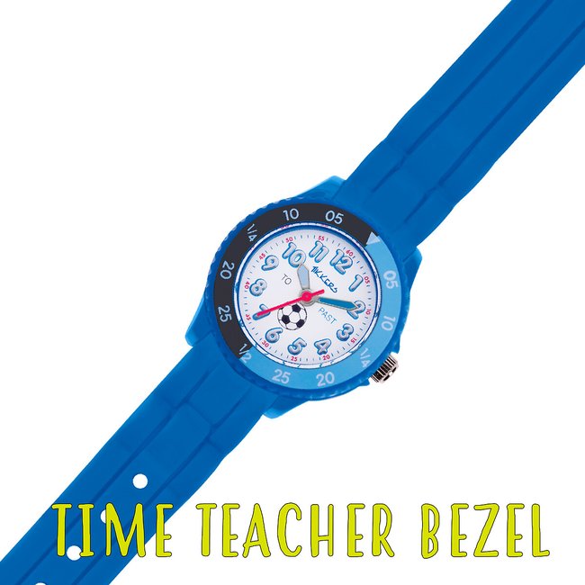 Kids blue time teacher watch blue Tikkers La Redoute