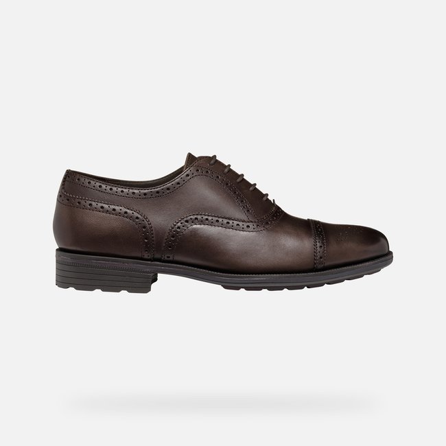 Derbies  U WALK PLEASURE F brun foncé <span itemprop=