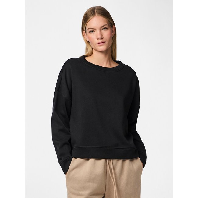 Sweat col rond noir <span itemprop=