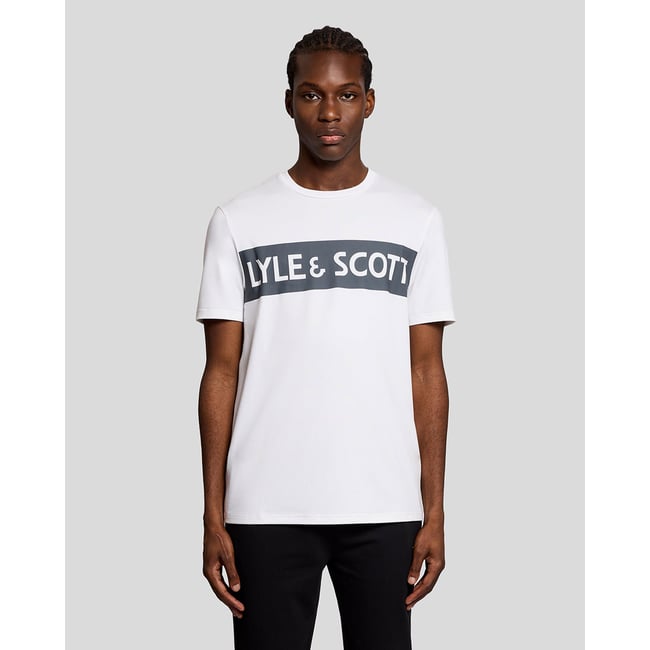 T-shirt Sports logo blanc <span itemprop=