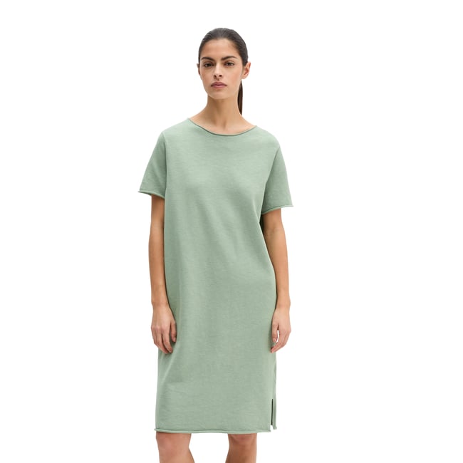 Robe en maille fine loose en mélange coton organique-lin - MARC O'POLO