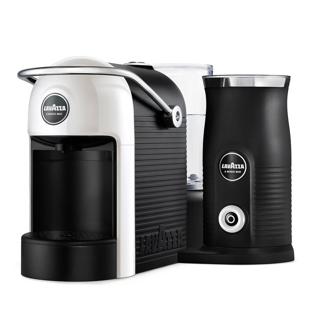 Jolie pod coffee machine with milk frother white Lavazza La Redoute