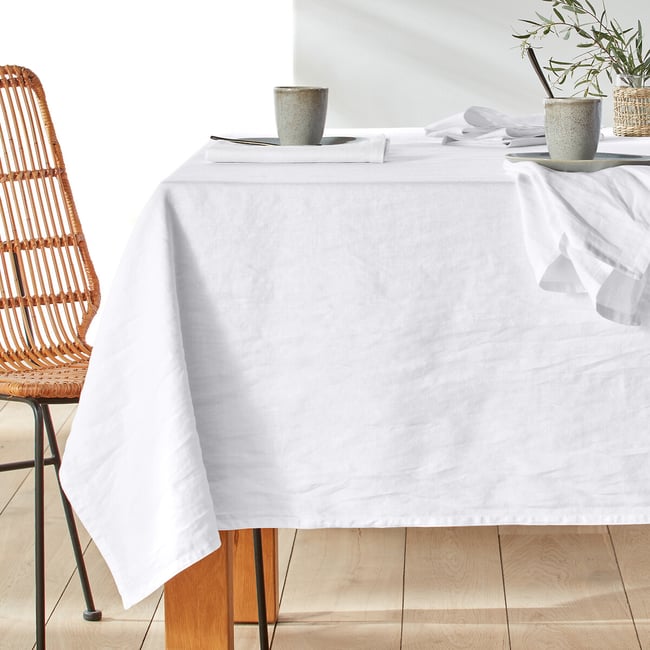 Wasserdichte Tischdecke Odot Tischdecke Wasserdicht – Baumwolle Und Leinen, 80x120 Cm, Blumenranken-Design, Ethno-Stil, Fleckabweisend
