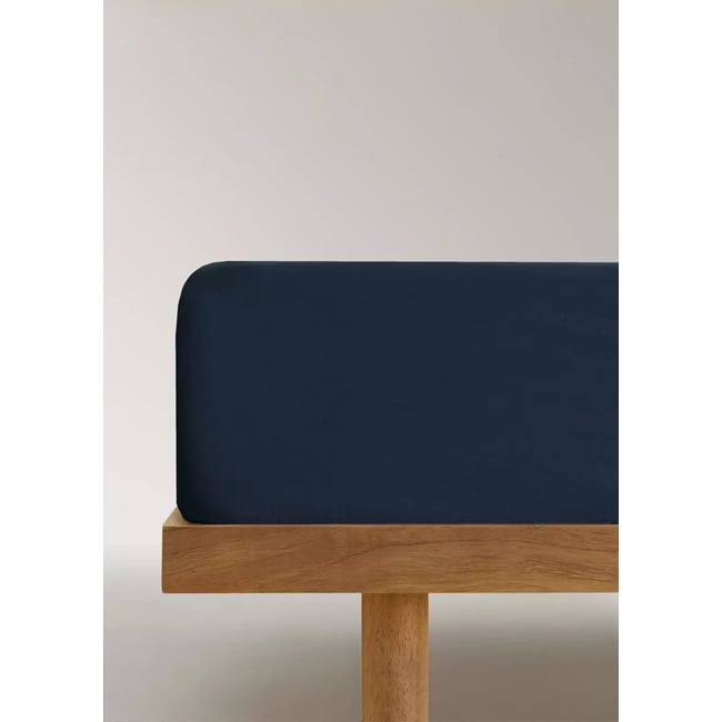 Drap-housse 100 % coton popeline Lit 135/140 cm - MANGO HOME