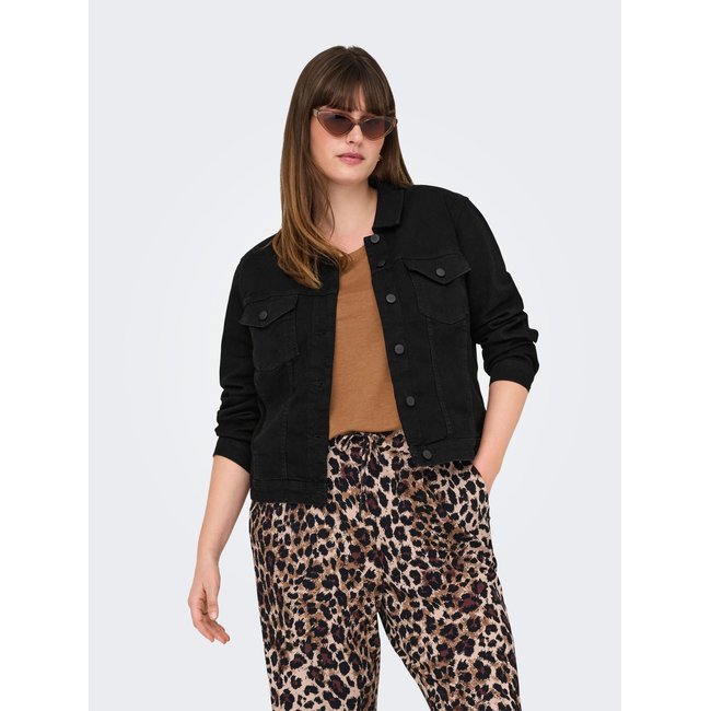 Veste en jean ONLY CARMAKOMA black 1 <span itemprop=