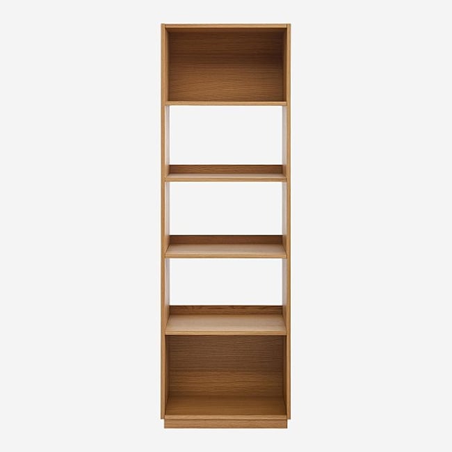 Bibliothèque bois KUDA Couleur naturel clair <span itemprop=