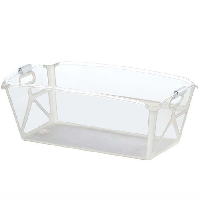 Baignoire pliable blanc oasis <span itemprop=