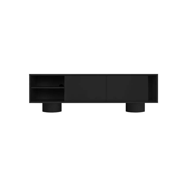 Meuble TV TARO Couleur rose pétale <span itemprop=
