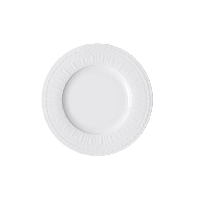 Assiette Plate CELLINI Couleur blanc <span itemprop=