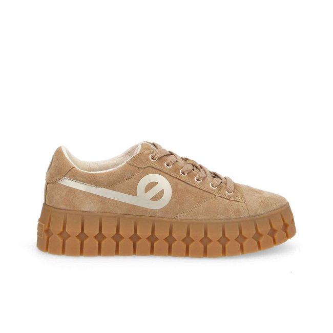 Baskets PLAY SNEAKER - SUEDE PRINT - NUTS L GOLD marron <span itemprop=