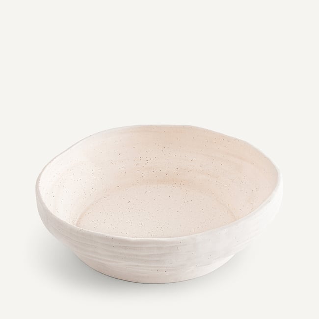 Coupelle en céramique fondue, Fogo  Couleur blanc <span itemprop=